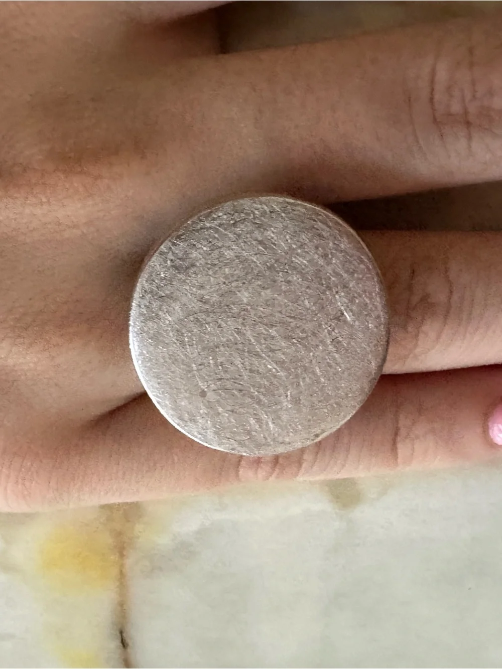 925 Sterling Silver minimal round